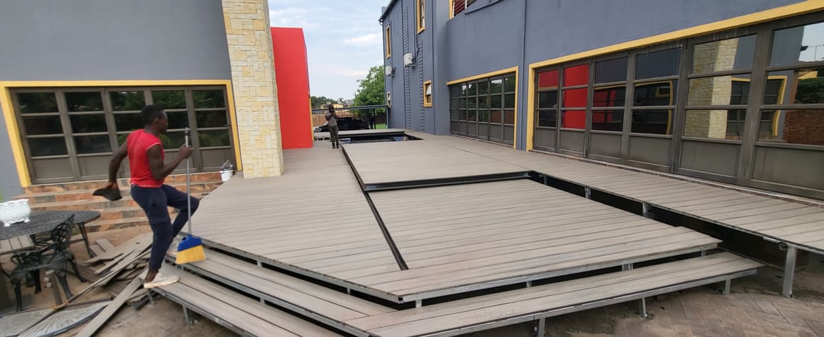 Multi-level deck construction