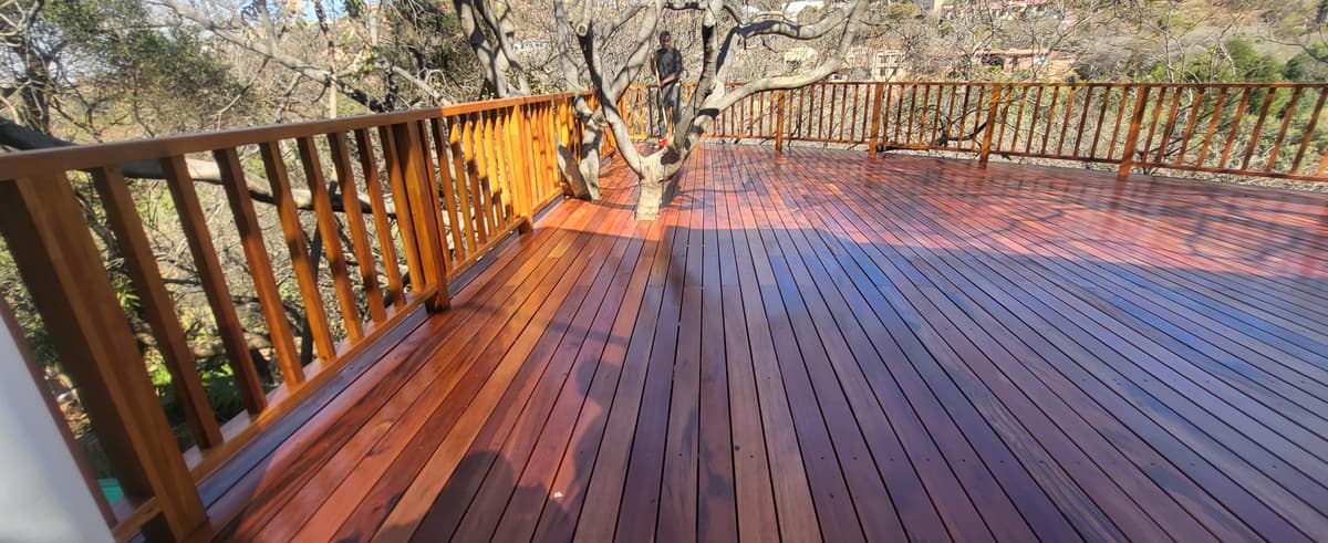Patio decking design